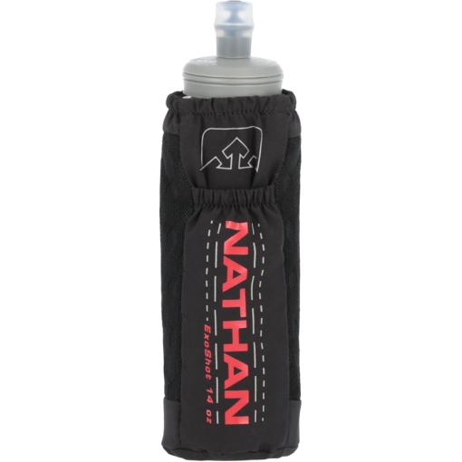 Foto de Nathan Sports Bidón de Mano - ExoShot 2.0 14oz/420ml - Black/Ribbon Red