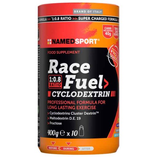 Foto de NAMEDSPORT Bebida de Carbohidratos en Polvo - Race Fuel - 400g