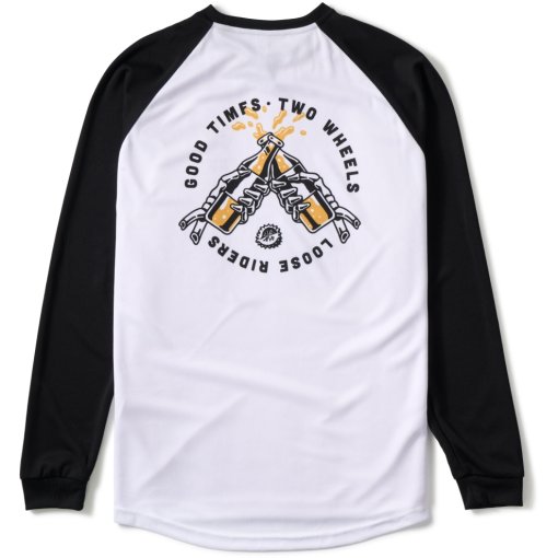 Produktbild von Loose Riders Grip It! Langarmtrikot Herren - Good Times White
