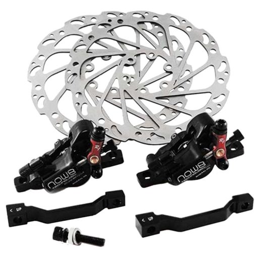 Productfoto van NOW8 Hybrid Road / Cross Disc Brake - Set - Postmount - black