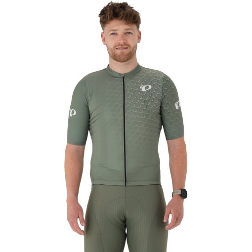 Foto de PEARL iZUMi Performance Maillot de manga corta hombre PI25021003 - hexagon green - HEGR
