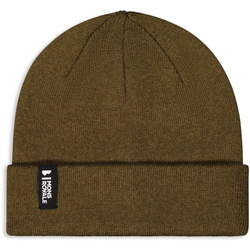 Foto de Mons Royale Gorro - McCloud Merino - dark olive