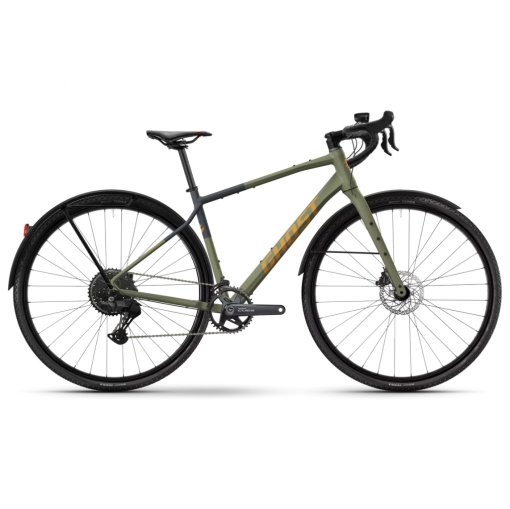 Photo produit de Ghost ASKET EQ - Vélo Gravel - 2026 - olive drab / midnight teal matt