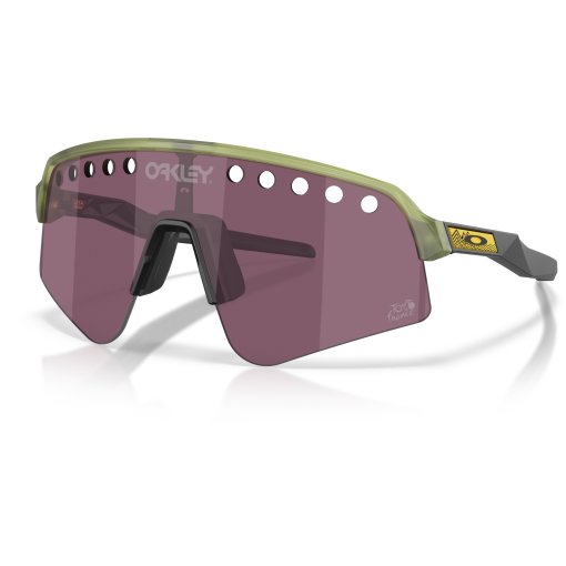 Photo produit de Oakley Sutro Lite Sweep Lunettes - Matte Trans Fern/Prizm Road Black - OO9465-3639