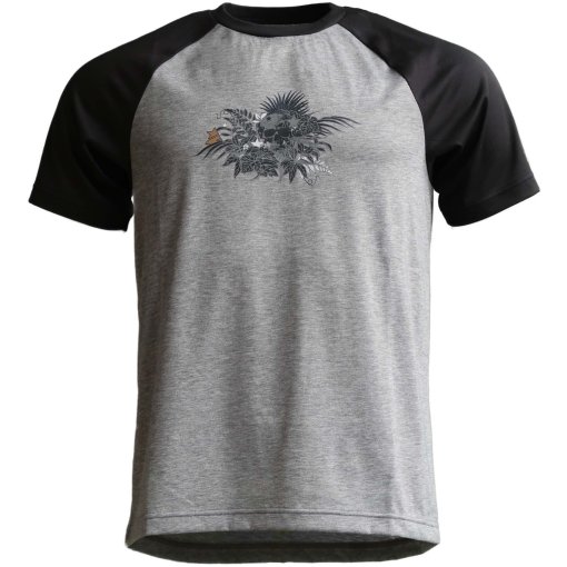 Foto de Zimtstern Camiseta MTB de Manga Corta Hombre - Riderz - Gun Metal Melange/Pirate Black