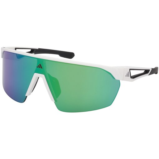 Produktbild von adidas Anemos SP0103 Brille - White / Contrast Mirror Green