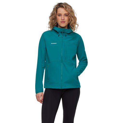 Produktbild von Mammut Ultimate Comfort Softshelljacke mit Kapuze Damen - deep teal