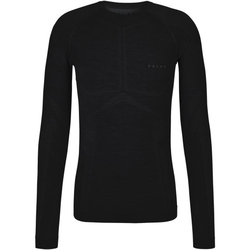 Productfoto van Falke Wool-Tech Light Shirt met Lange Mouwen Heren - black 3000 (33255)
