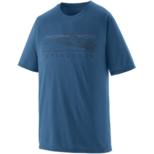 Produktbild von Patagonia Cap Cool Trail T-Shirt Herren - Stratapeaks - Aquatic Blue