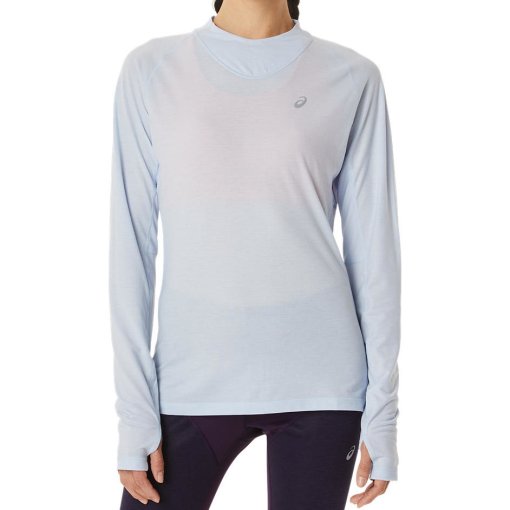 Foto de asics Camiseta de Manga Larga Mujer - Winter Run - soft sky
