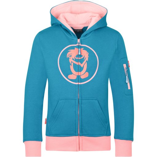 Foto de Trollkids Chaqueta con Capucha Niño - Sortland - Harbor Blue/Poeny Rose