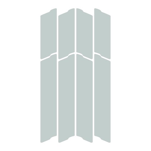 Foto de Unleazhed Reflector del Casco - Lightning L02 - Plata - Blanco