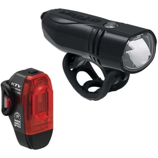 Photo produit de Lezyne Kit Éclairage - KTV Pro 150 / KTV Drive - noir