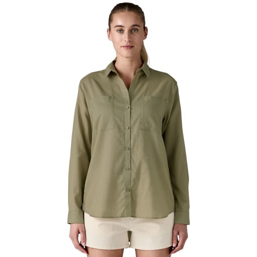Immagine prodotto da Patagonia Camicia Donna - Lightweight A/C Buttondown - River Rock Green