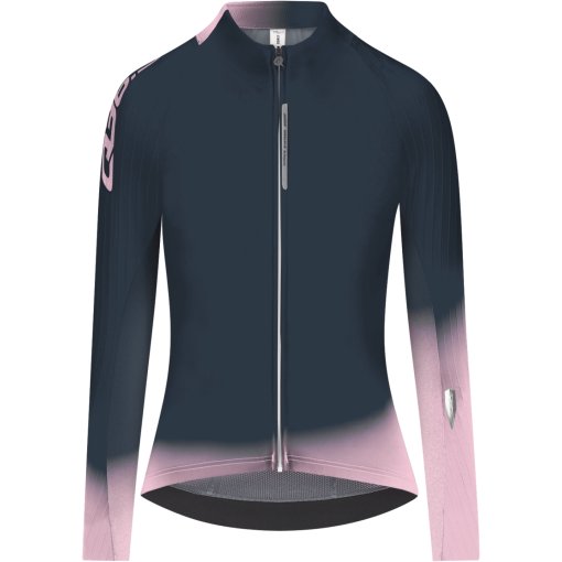 Photo produit de Q36.5 Gregarius Hybrid Light Collar Fade Maillot à manches longues pour femmes - nautica blue