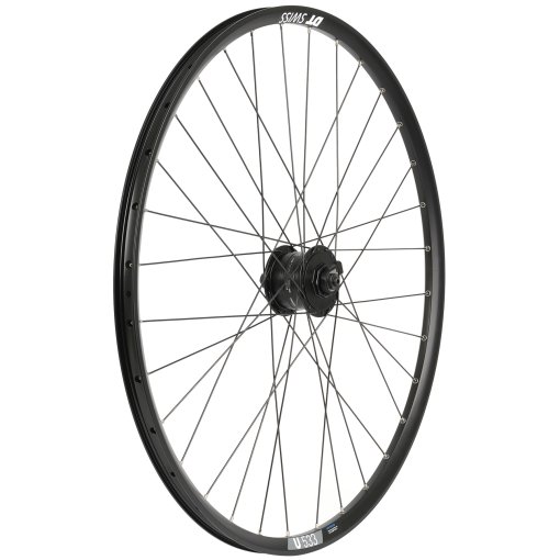 Produktbild von Shimano | DT Swiss DH-3D37 | U 533 - 28&quot; Vorderrad mit Nabendynamo - Centerlock | 10x100mm | QR - schwarz