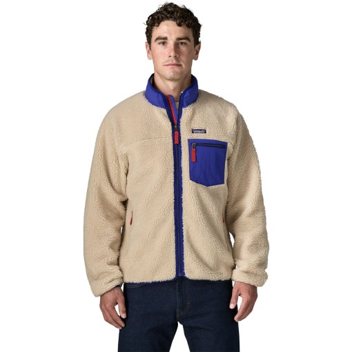 Slika izdelka Patagonia Classic Retro-X Moške jakne - Dark Natural w/Cobalt Blue