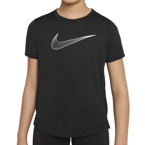 Produktbild von Nike Dri-Fit One Kurzarmshirt Kinder - black/white DD7639-010