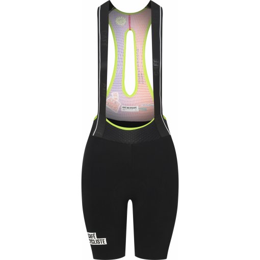 Zdjęcie: Café du Cycliste x Café Factory Team Victoire Spodenki Rowerowe z Szelkami Kobieta - black