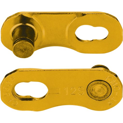 Photo produit de KMC Cadenas à Chaîne - MissingLink FLATNR - 12 Vitesses - 2 Pièces - or