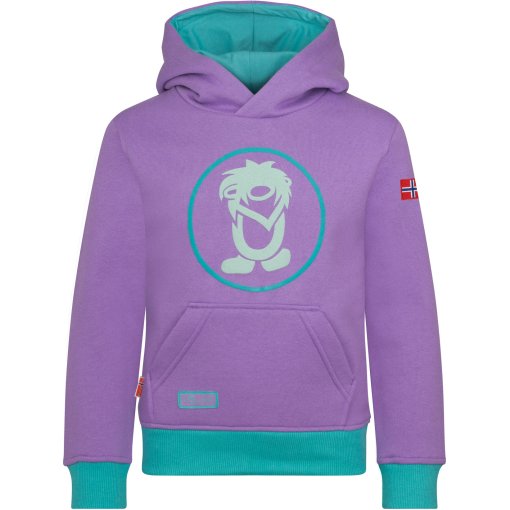 Produktbild von Trollkids Troll Kapuzenpullover Kinder - Violet Sorbet/Aquamarin