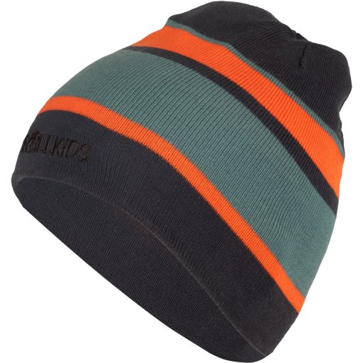 Foto de Trollkids Gorro Reversible Niño - Nordland - Negro/Stormy Blue/Flame Orange