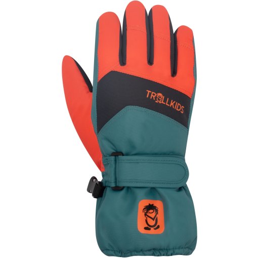 Immagine prodotto da Trollkids Guanti Bambino - Rauland - Stormy Blue/Flame Orange/Nero