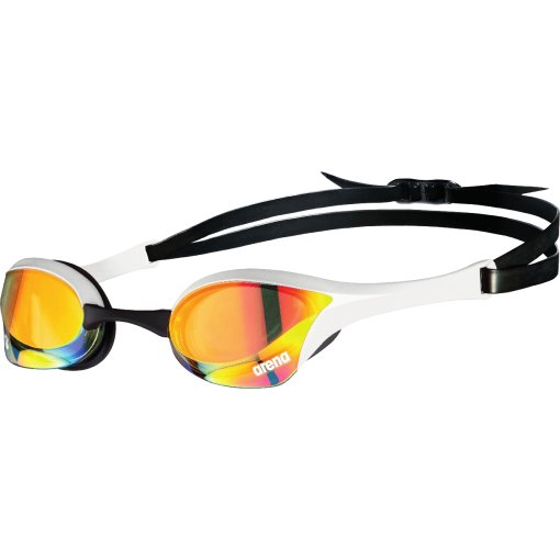 Foto de arena Gafas Natación - Cobra Ultra Swipe Mirror - Yellow Copper/Blanco