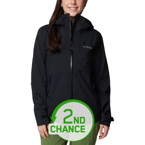 Produktbild von Columbia Omni-Tech Ampli-Dry II Shell Jacke Damen - Schwarz - B-Ware