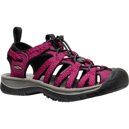 Produktbild von KEEN Whisper Sandalen Damen - Beaujolais/Schwarz