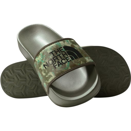 Produktbild von The North Face Base Camp Slides III Schlappen Herren - Military Olive Stippled Camo Print/TNF Black