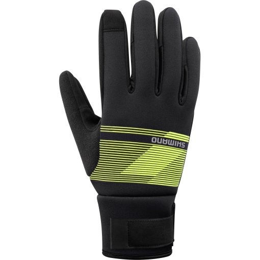 Foto de Shimano Guantes Ciclismo - Windbreak Thermal - neon yellow