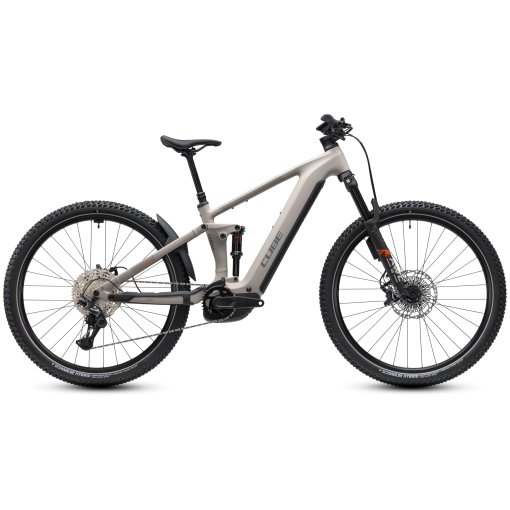 Picture of CUBE STEREO HYBRID ONE44 SLX 800 - Electric Mountain Bike - 2027 - 27.5&quot; - oatgrey / grey