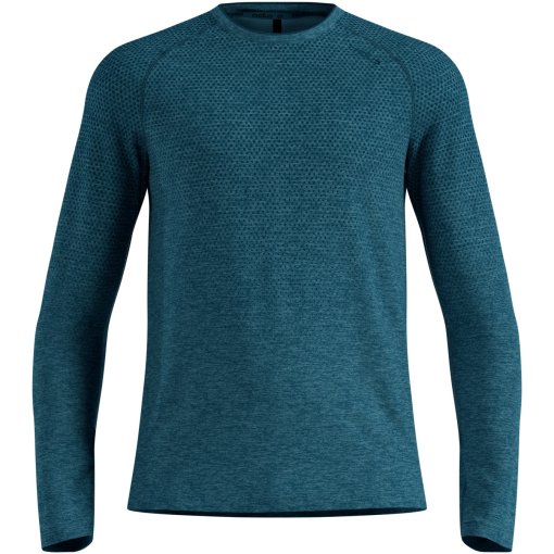 Foto de Odlo Essentials Seamless Camiseta de running de manga larga 2.0 para hombres - reflecting pond melange