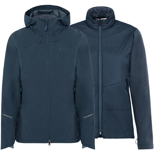Productfoto van Vaude Yaras 3-in-1-jas II dames - dark sea