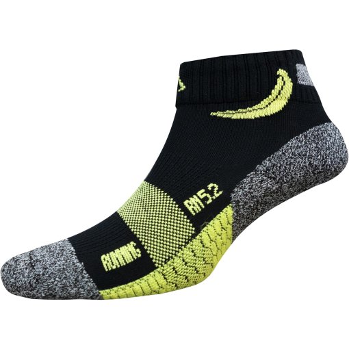 Produktbild von P.A.C. Original RN 5.2 Running Reflective Pro Short Socken Damen - Black/Banana