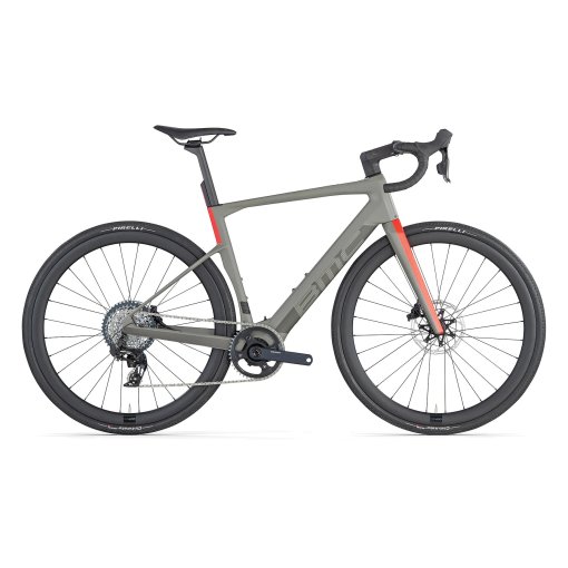 Immagine prodotto da BMC Bici da Corsa Elettrica - ROADMACHINE 01 AMP X ONE - 2024 - rhino grey / neon red