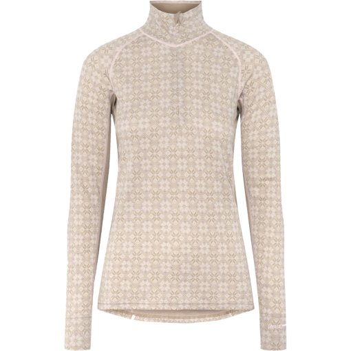 Foto de Kari Traa Camiseta Interior Manga Larga Mujer - Rose Light Half Zip - mocha