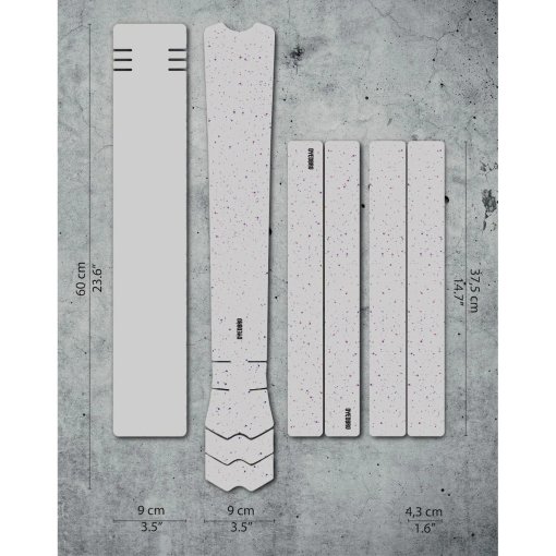 Immagine prodotto da DYEDBRO Pellicola Protettiva per Telaio MTB - Speckled - purple