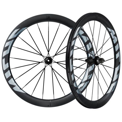 Photo produit de Miche Deva RD 52 Paire de roues - 28&quot; | Carbon | Tubeless | Centerlock - 12x100mm | 12x142mm - HG L - daylight silver