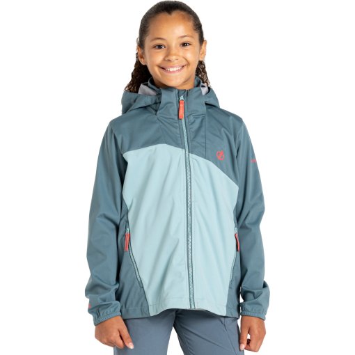 Foto de Dare 2b Chaqueta Niños - Explore Softshell - F7A Grey / Aquifer