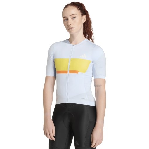 Produktbild von adidas Tempo Neo Heritage Radtrikot Damen - crystal sky JZ6773