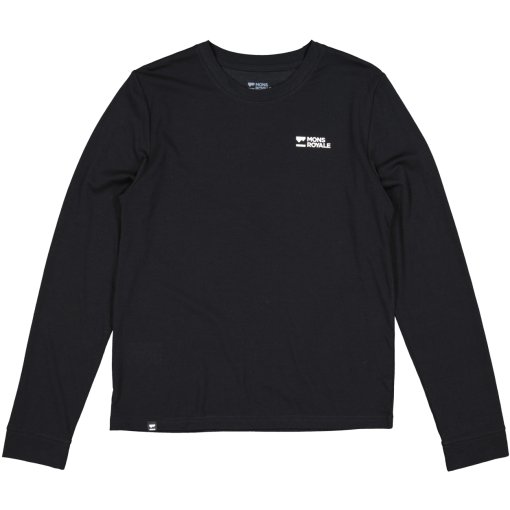 Productfoto van Mons Royale Icon Merino Shirt met Lange Mouwen Dames - zwart 1171