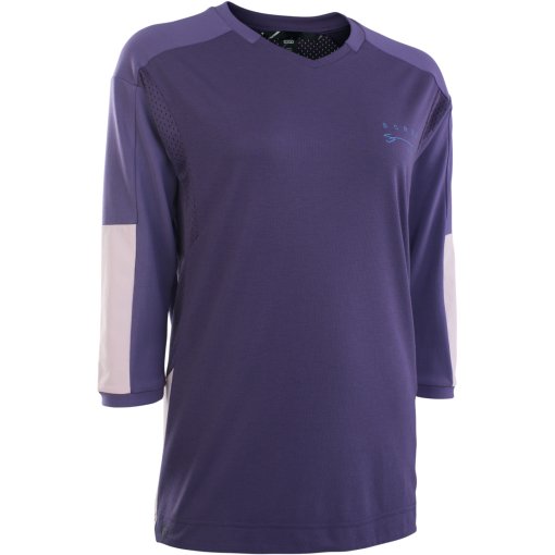 Immagine prodotto da ION Bike Maglietta con Manica 3/4 Donna - Scrub AMP BAT - Dark Purple
