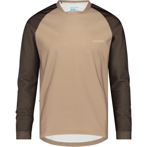 Photo produit de Shimano Maillot Manches Longues VTT Homme - Myoko Warm - bronze