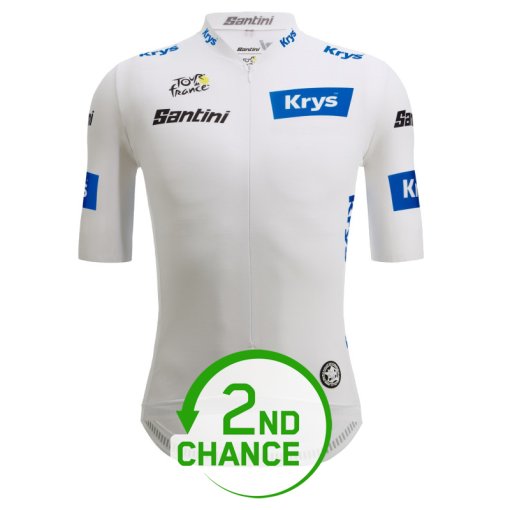Produktbild von Santini Best Young Rider Kurzarmtrikot Herren - Tour de France™ 2024 Collection - TF9440023TDFBYR - weiß BI - B-Ware