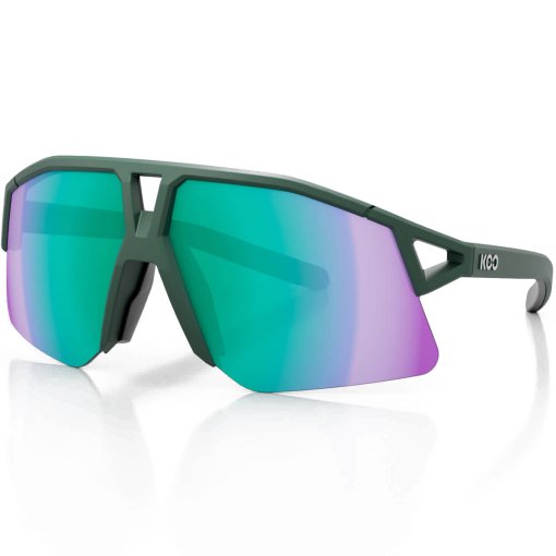 Picture of KOO Hype Sunglasses - Forest Green Matt - Green Mirror