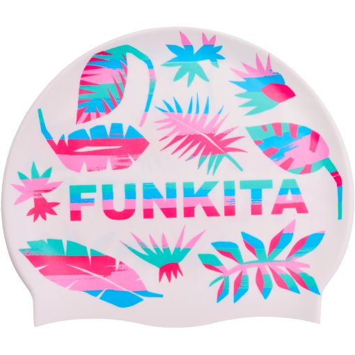 Produktbild von Funkita Silikon Badekappe - Lost Leaf