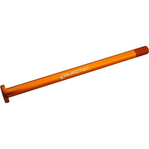 Foto de Burgtec Eje Pasante - detrás | 12x157mm | 205mm | para Commencal Supreme - iron bro orange