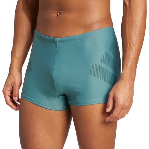 Foto de adidas Bañador Bóxer Hombre - Big Bars - preloved teal JL5989